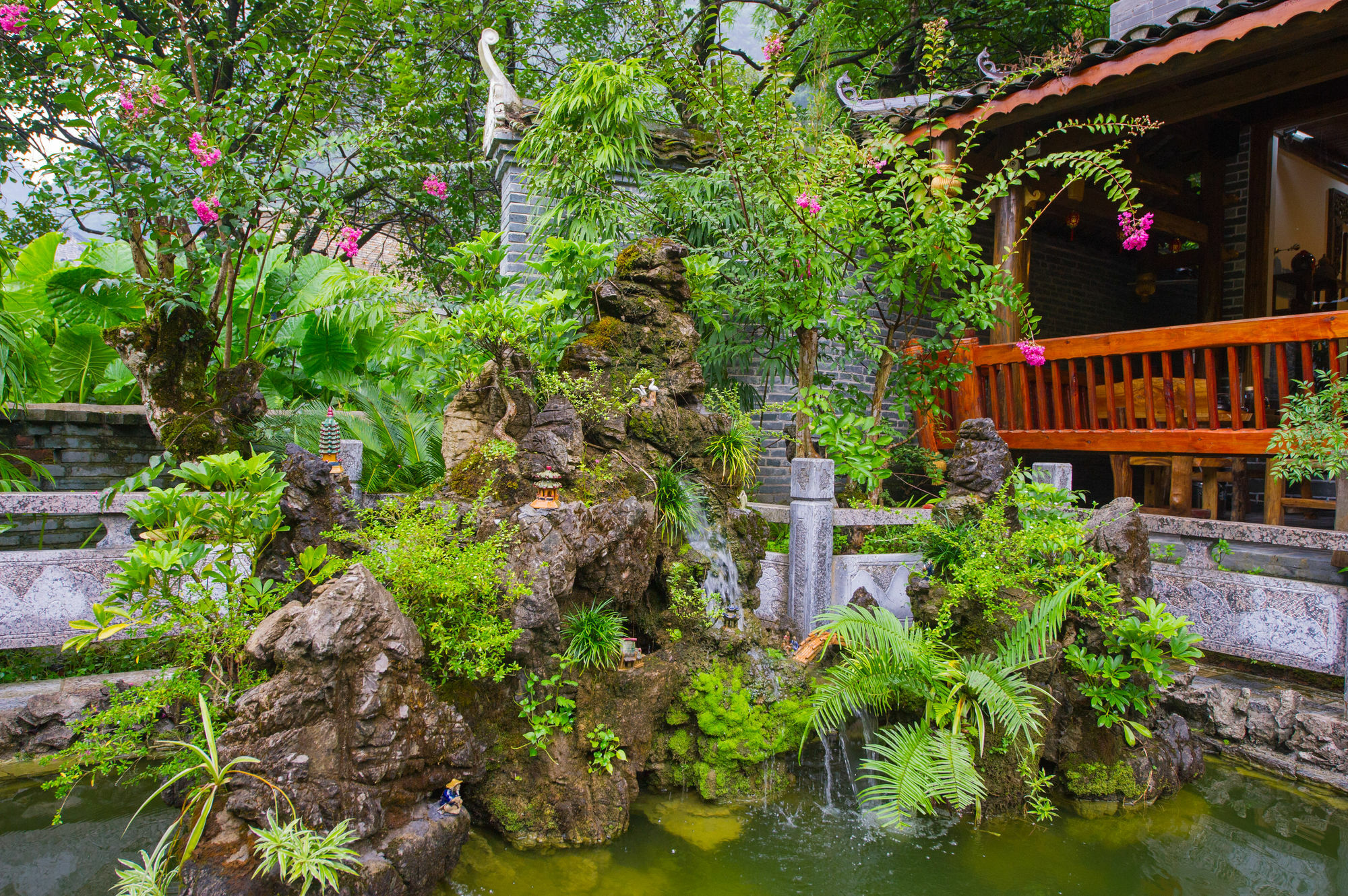 Готель Yangshuo Scenic Mountain Retreat Екстер'єр фото